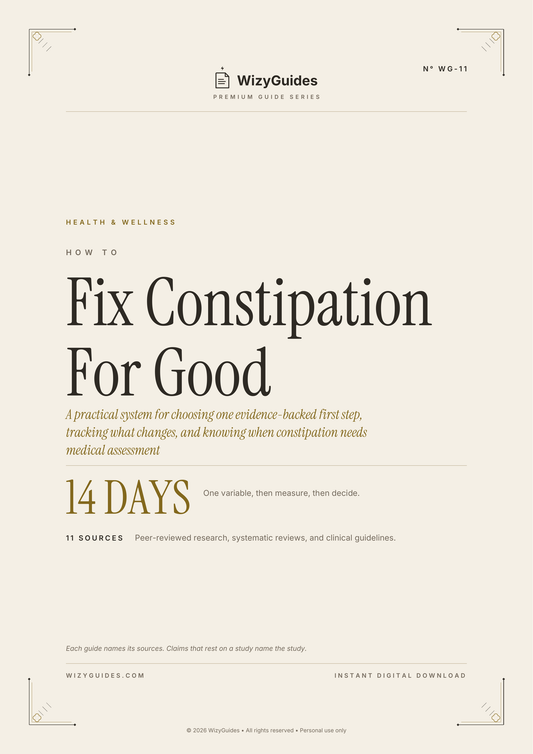 How to Fix Constipation for Good
