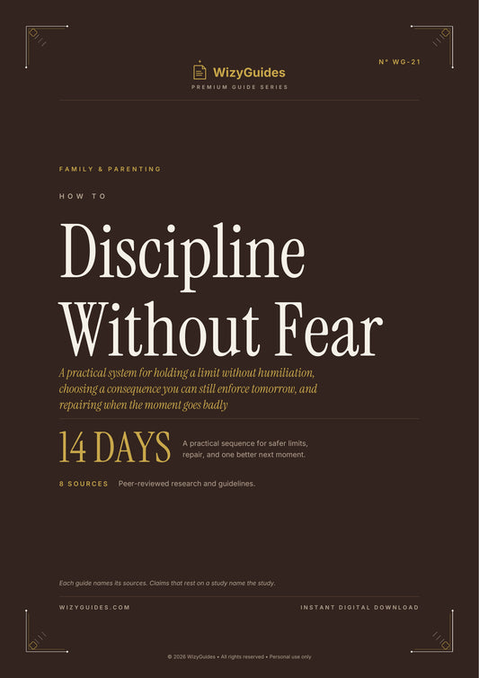 How to Discipline Without Fear