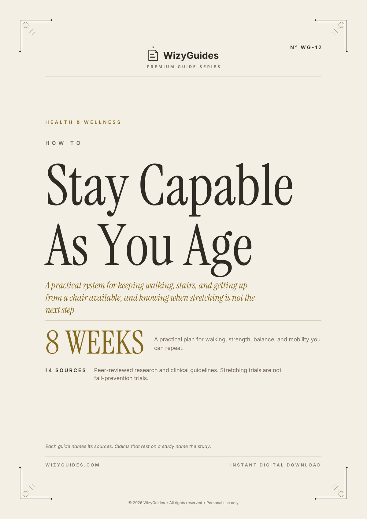 How to Stay Capable As You Age